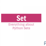 Everything about Python Set