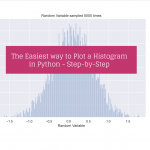 plot histogram python